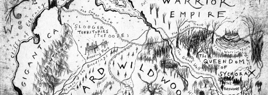 Wizards of Once Map - Cressida Cowell Dragons Wizards
